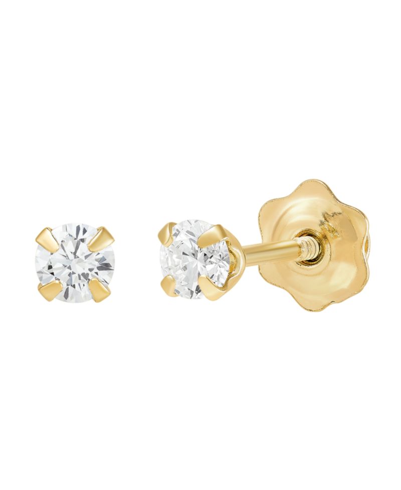 Macy's 2-Piece Stud and Hoop Earrings Set in 10k Yellow Gold