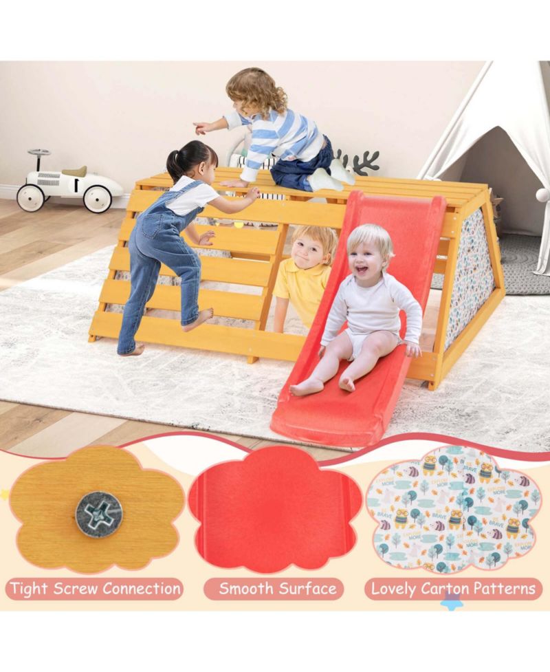 Ages 3-8 5-in-1 Indoor Jungle Gym
