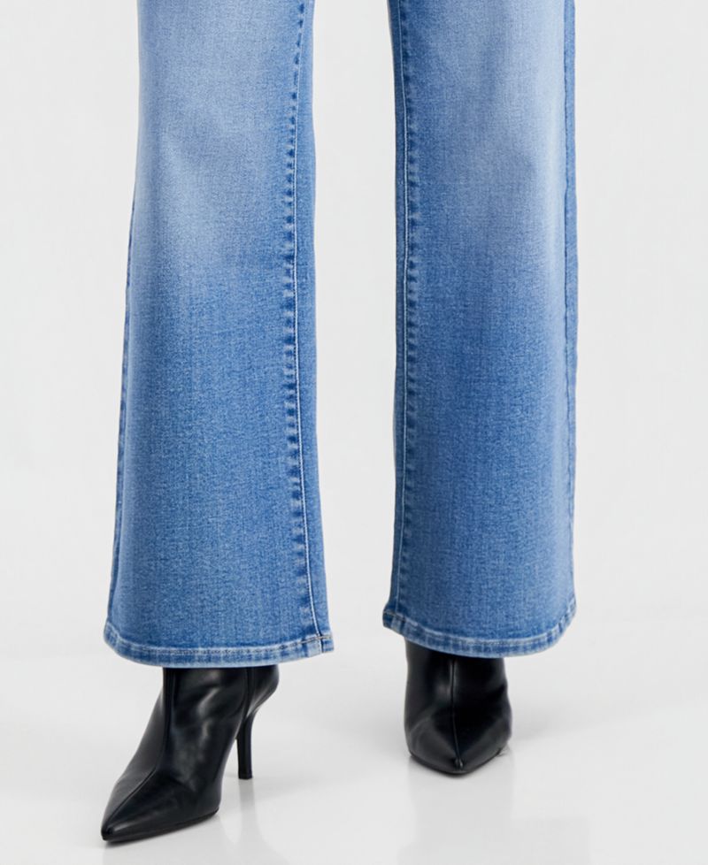 Petite High-Rise Wide-Leg Jeans