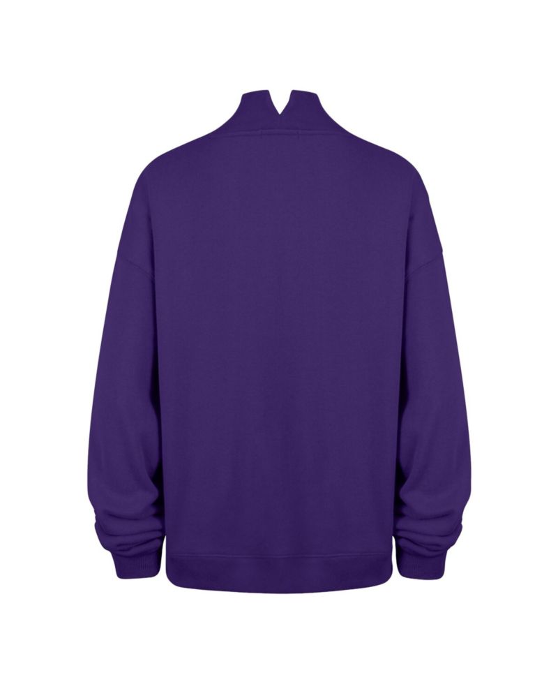 Women's Minnesota Vikings Vantage Oversized Mock Neck Sweatshirt