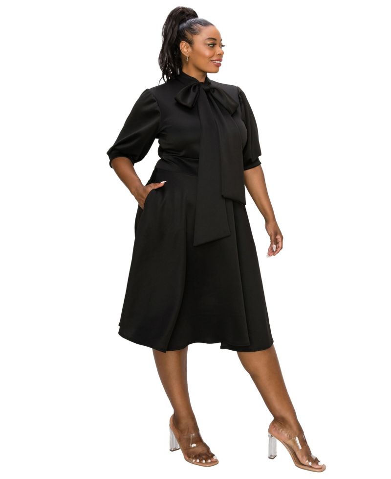 Plus Size Carina Donna Pocket Dress