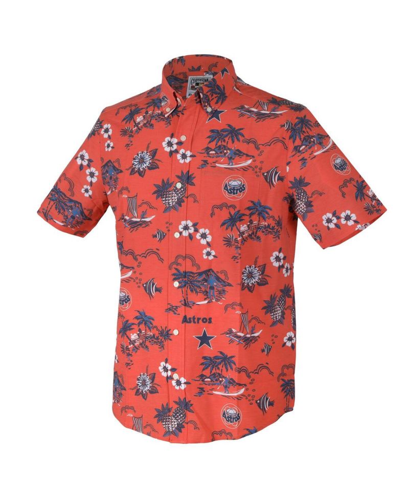 Men's Orange Houston Astros Kekai Button-Down Shirt