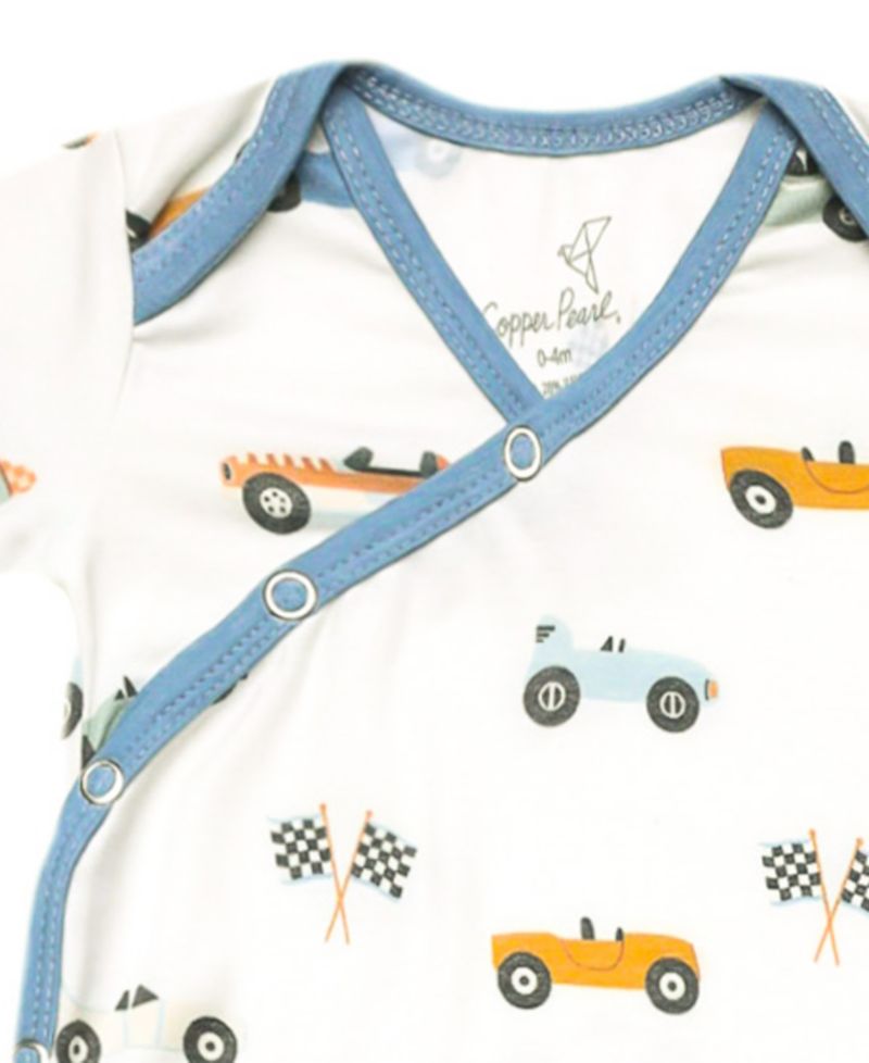 Baby Boys' Speedster Newborn Knotted Gown