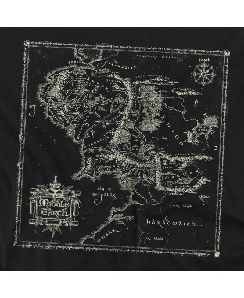 Men's Map Of Me Long-Sleeve Graphic Crewneck Sweatshirt