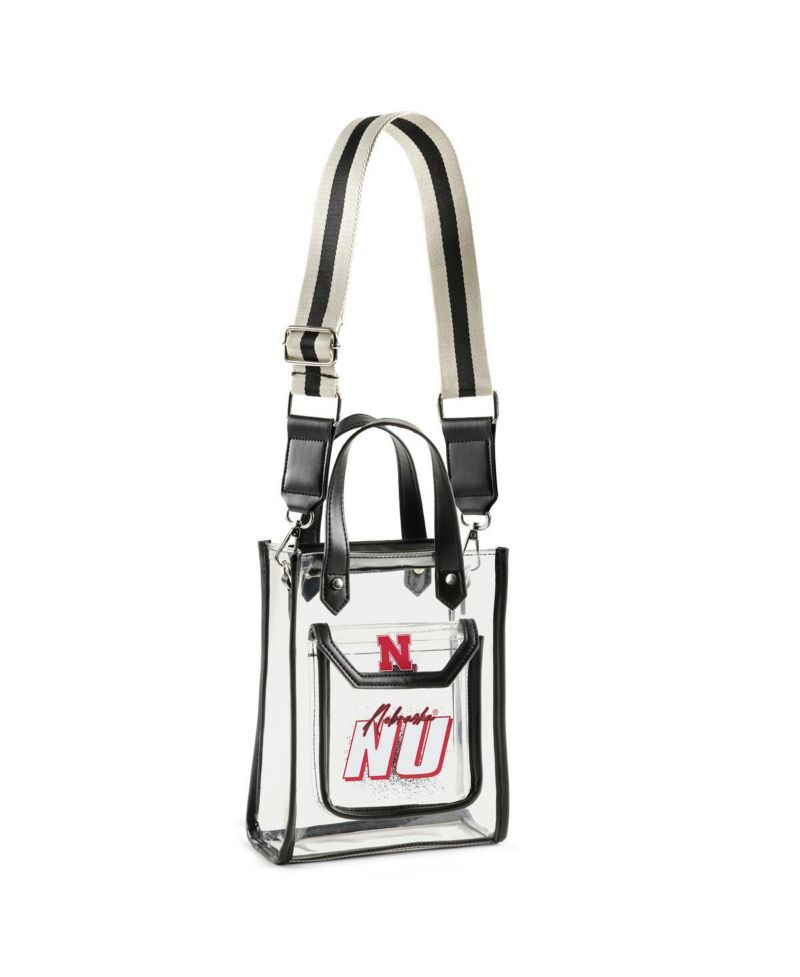 Nebraska Huskers Clear Stadium Crossbody Purse with Coin Pouch