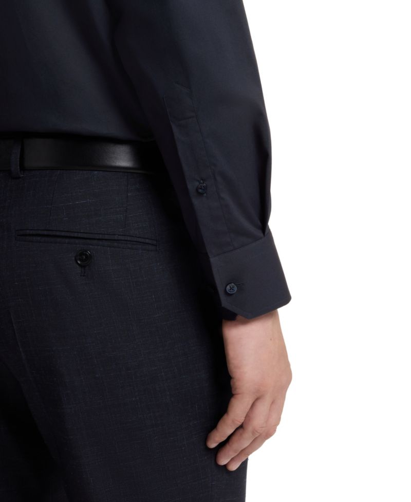 Men's Stretch Cotton Regular-Fit Dress Shirt