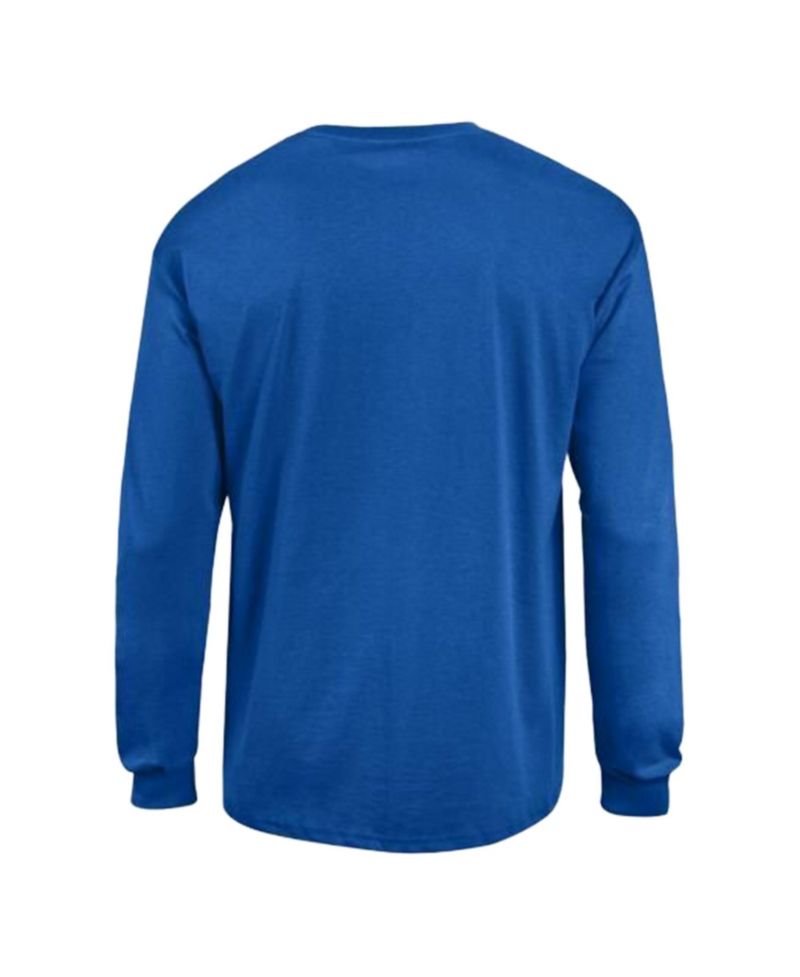 Men's Royal Denver Broncos Long Sleeve Jersey T-Shirt