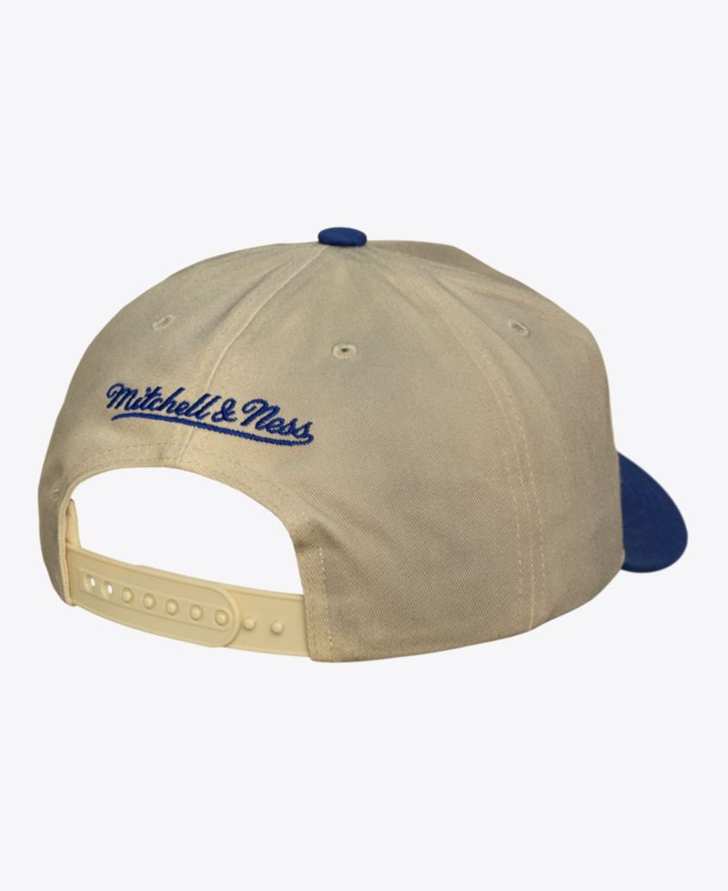 Men's Cream Cleveland Cavaliers Hardwood Classics Retro Roots Snapback Hat