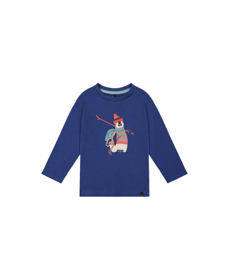 Little and Big Boy 6-8 Long Sleeve Organic Cotton T-Shirt