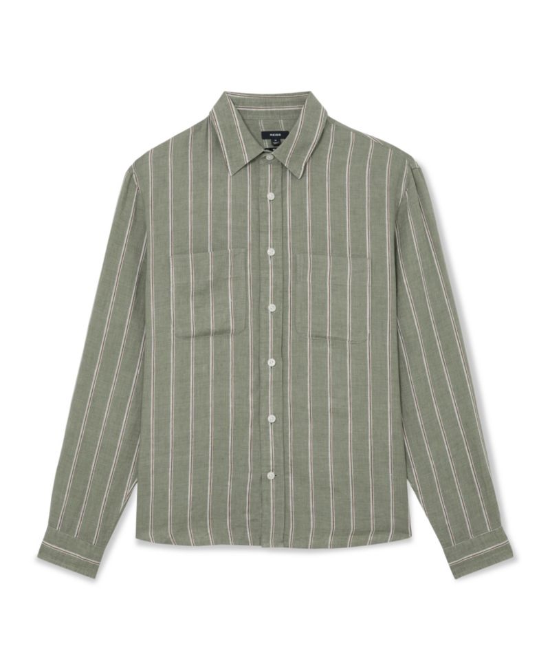 Men's Rubus Stripe Linen Shirt