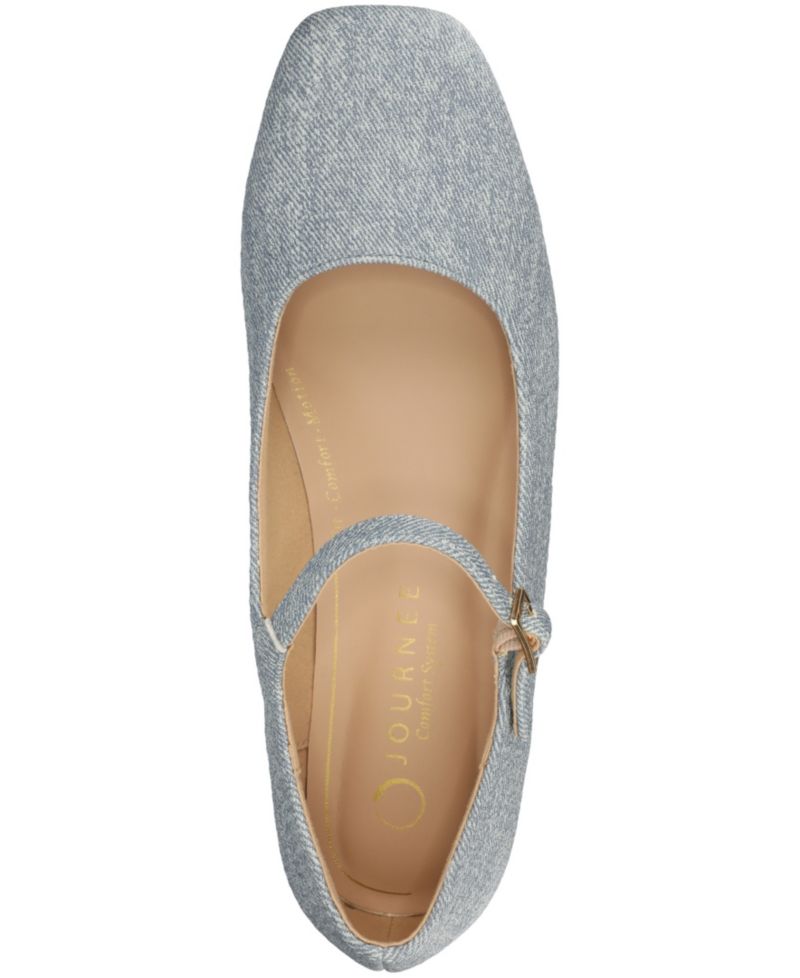Women's Carrie Square Toe Mary Jane Flats