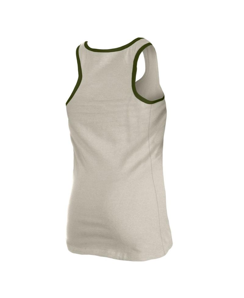 Women's Cream Baltimore Orioles Armed Forces Tank Top