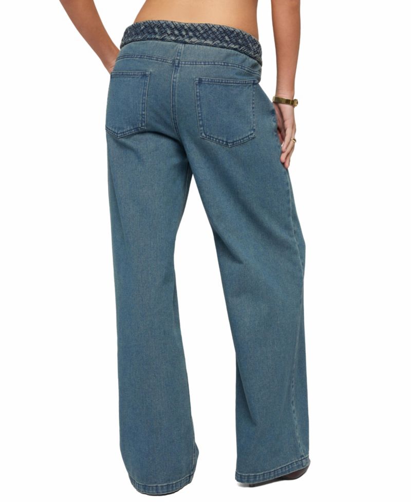 Women's Braidey Low Rise Baggy Jeans