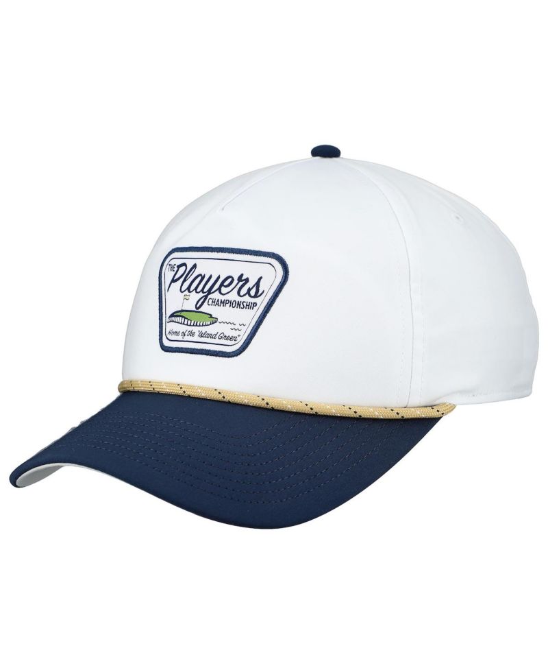 Men's White THE PLAYERS Island Green Patch Rope Adjustable Hat