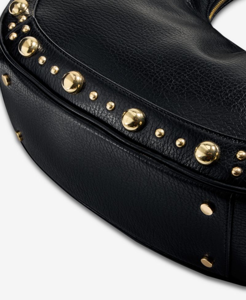 Kyel Studded Hobo Bag