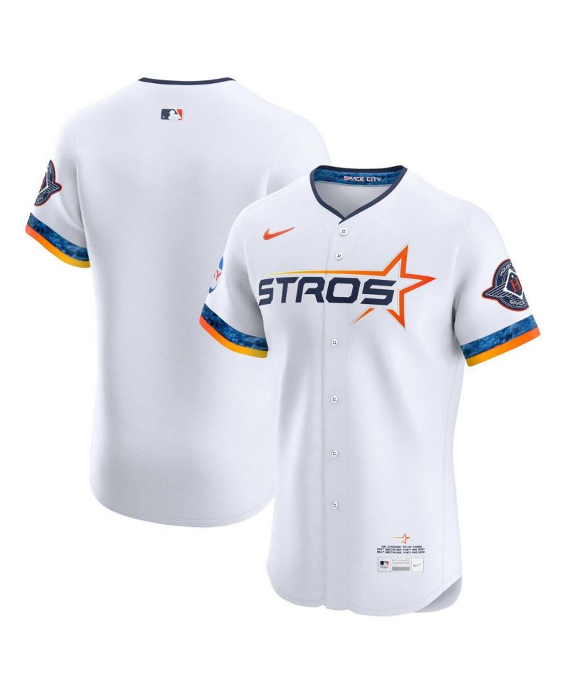 Men's White Houston Astros 2025 City Connect Elite Jersey