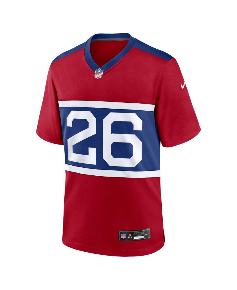 Big Boys and Girls Devin Singletary Red New York Giants Game Jersey