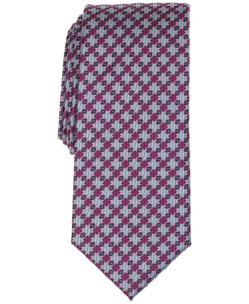 Men's Classic Diamond Pattern Tie