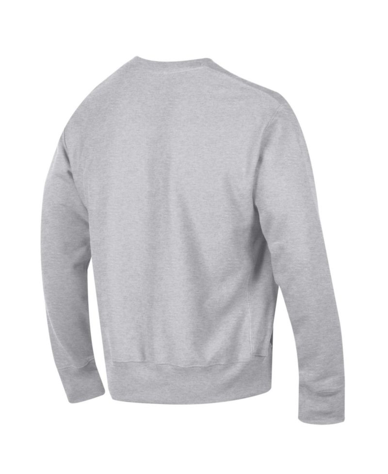 Men's Gray Oklahoma Sooners Reverse Weave Fleece Sweatshirt