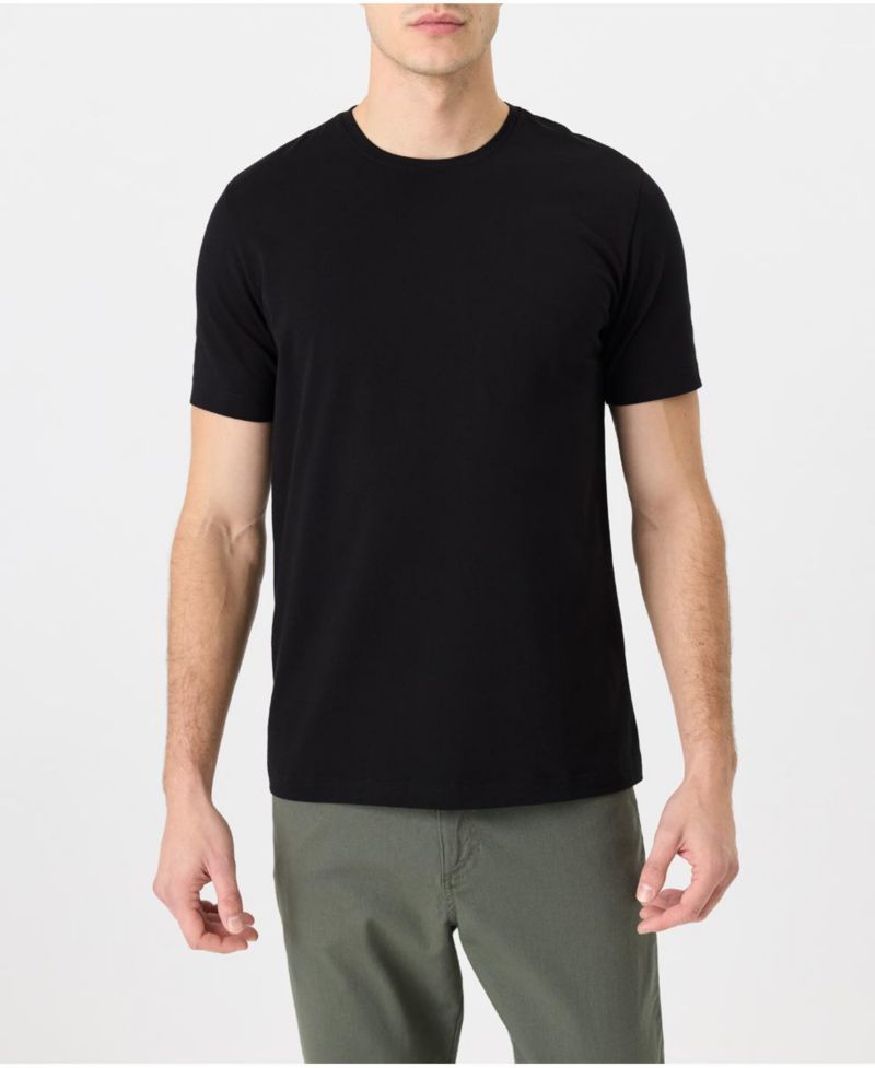 Men's Luxe Signature Classic Crewneck Tee Made With Organic Cotton