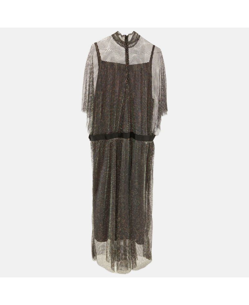 Women's Rhinestone Embellished Oversized Maxi Dress