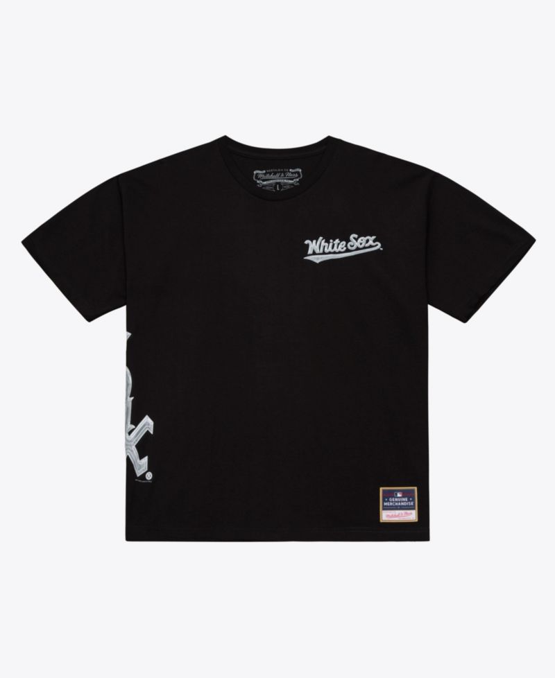 Men's Black Chicago White Sox Chrome Heritage T-Shirt