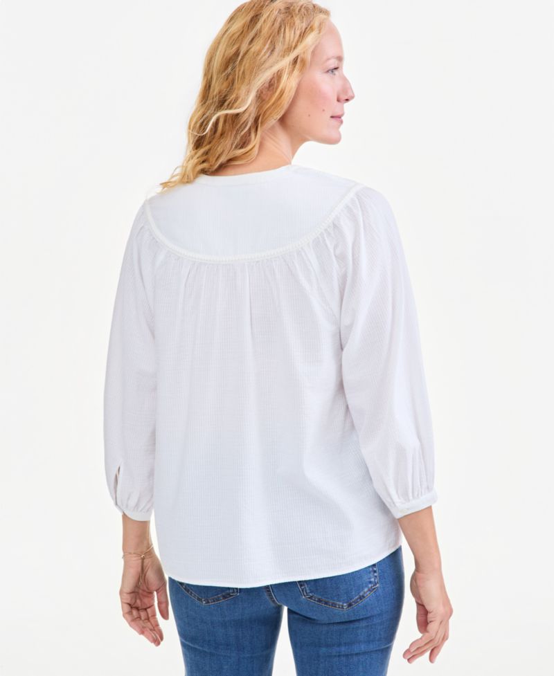 Women's Cotton Embroidered Blouse