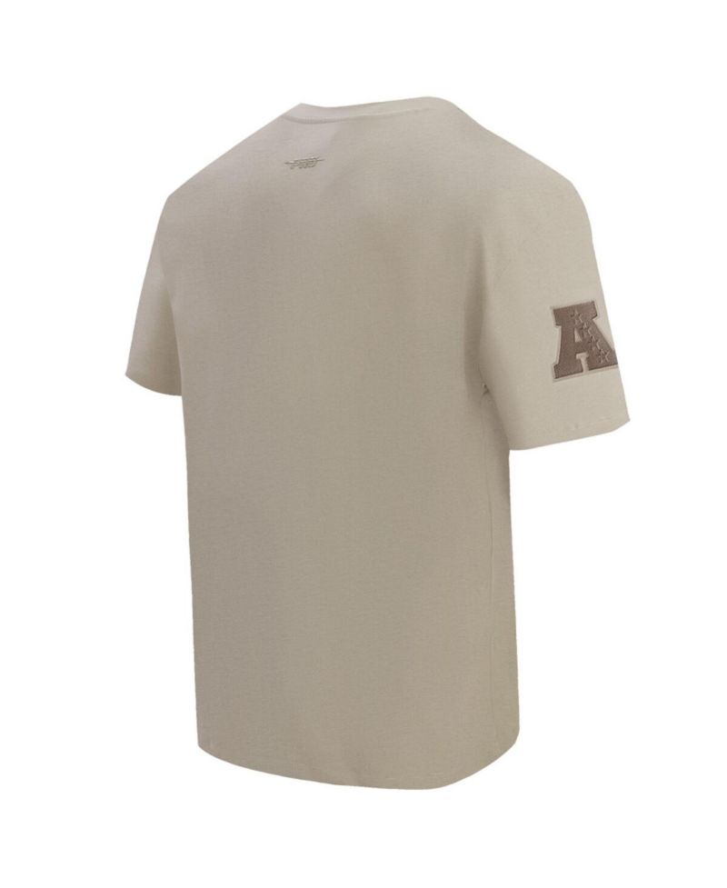 Men's Tan Pittsburgh Steelers Drop Shoulder T-Shirt