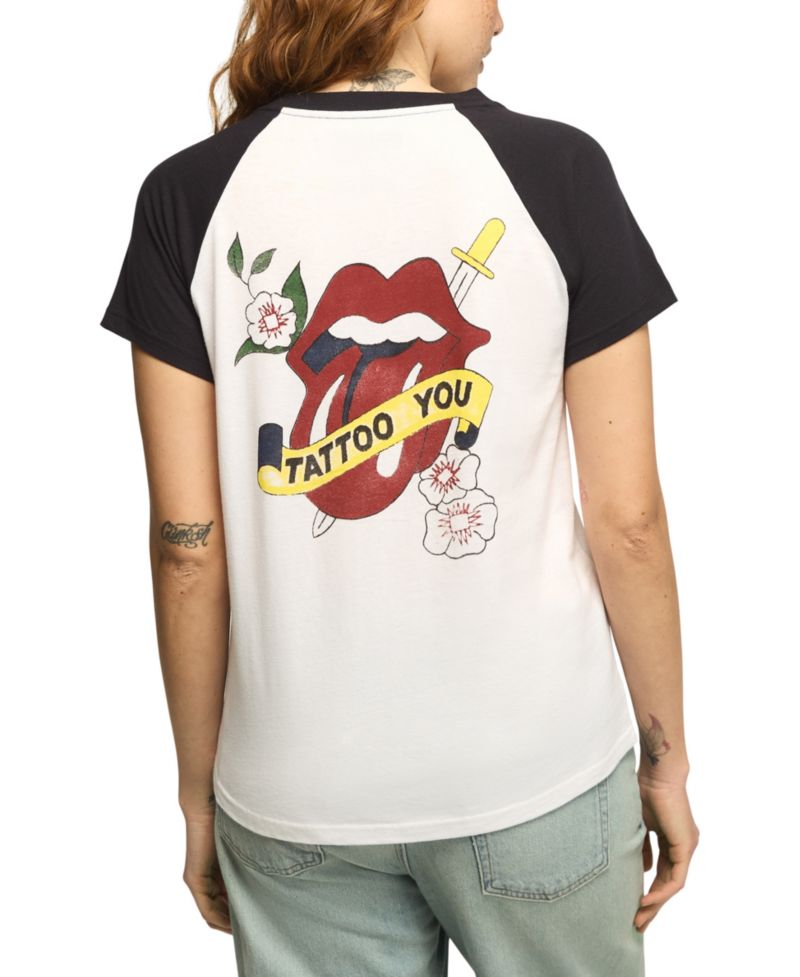 Women's Tattoo You Retro Graphic Raglan T-Shirt