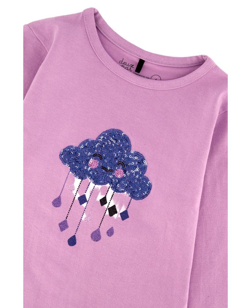 Little and Big Girl Organic Cotton Jersey T-Shirt
