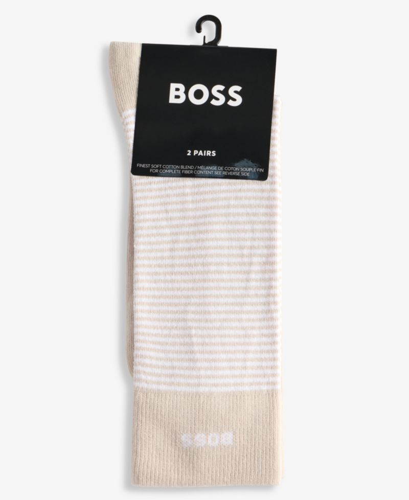 Men's Striped Socks, 2-Pack