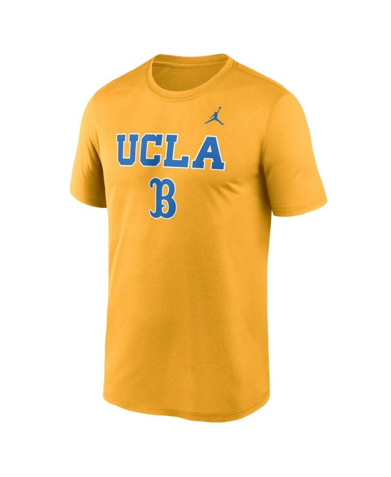 Men's Gold UCLA Bruins Lockup Legend Performance T-Shirt