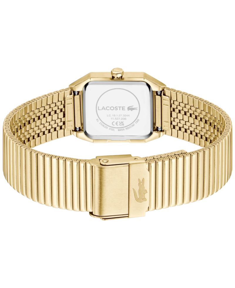 Women's Rene Gold Tone Stainless Steel Mesh Bracelet Watch, 23x30.8mm