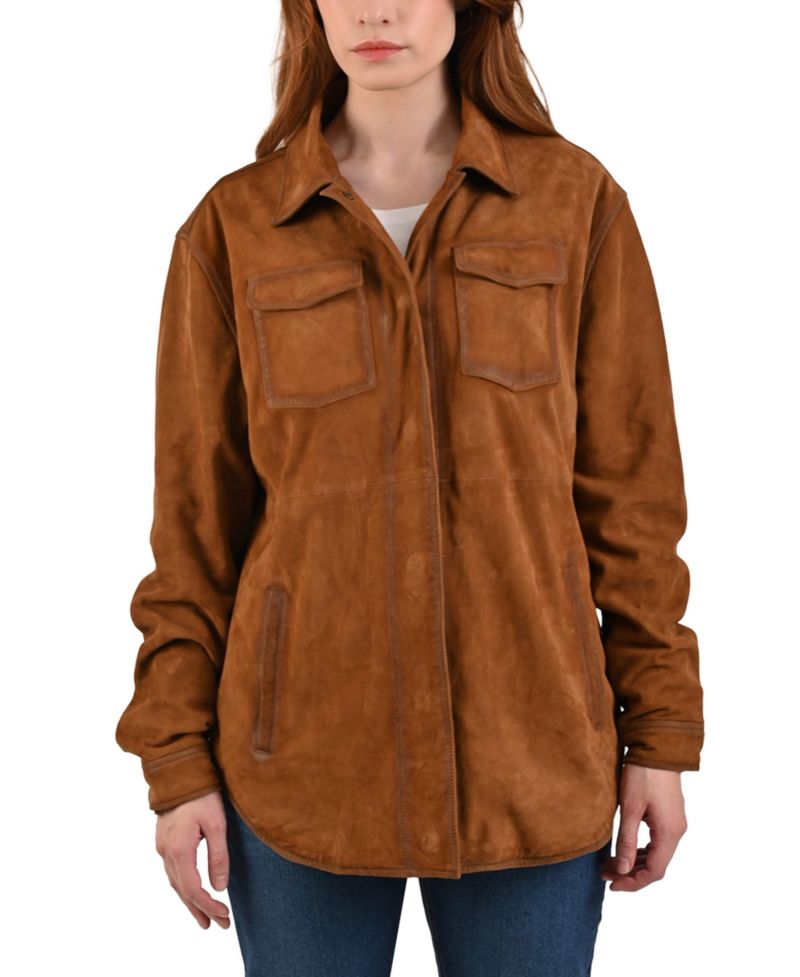 Women's Goat Suede Jacket