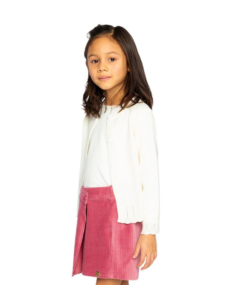 Girls' (6-14) Knit Cardigan