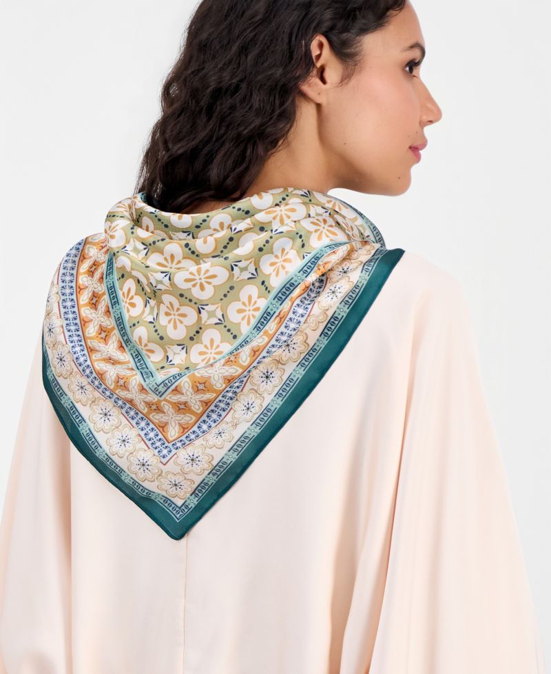 Multi-Pattern Triangle Scarf