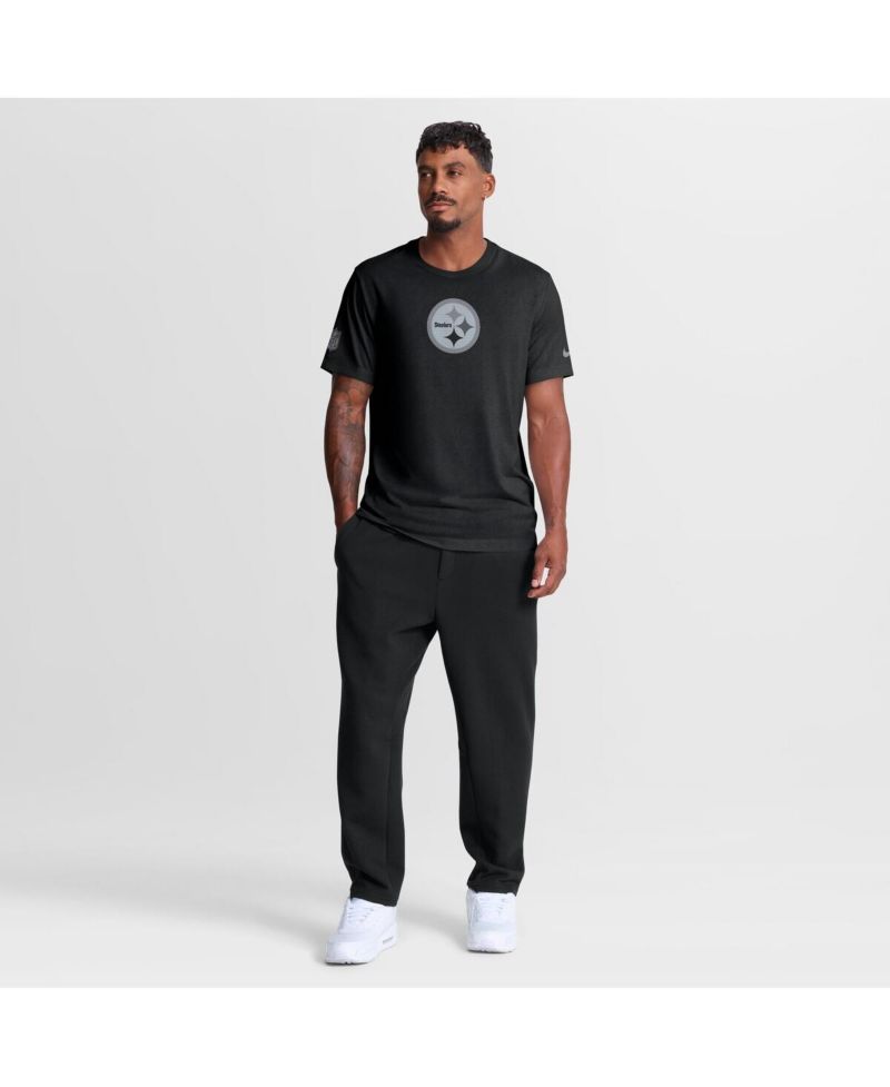 Men's Black Pittsburgh Steelers Sideline Lead The Charge Legend Dri-FIT T-Shirt