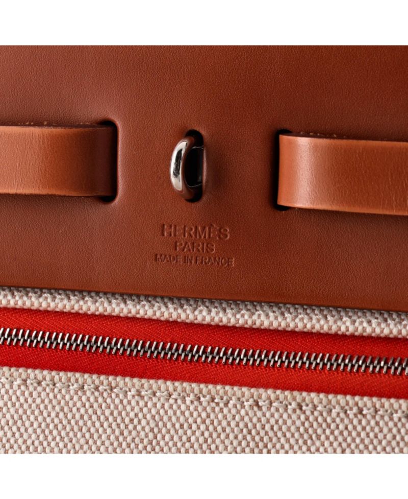 31 Herbag Zip Berline Vache Canvas and Leather