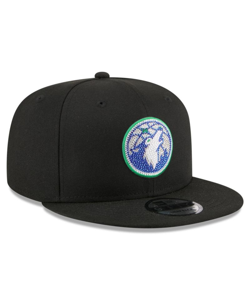 Men's Black Minnesota Timberwolves 2026 NBA Draft Crystal 9FIFTY Snapback Hat