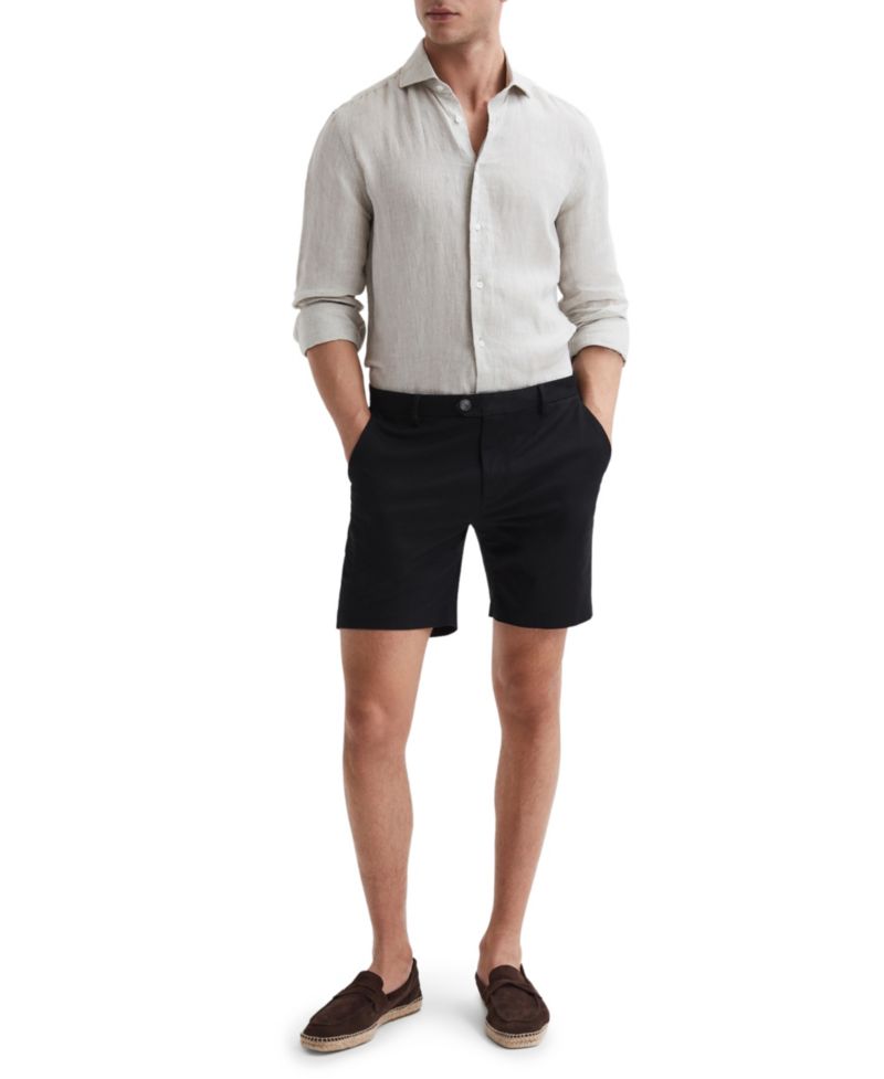 Men's Wicket Modern Fit 7" Cotton Blend Chino Shorts