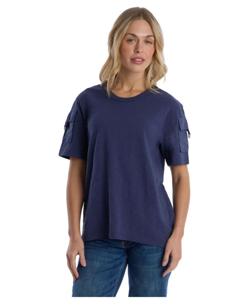 Women's Round Neck Hi-Lo Tee