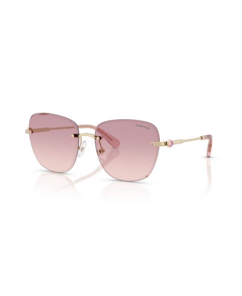 Women's Rimless Square Sunglasses SK7043