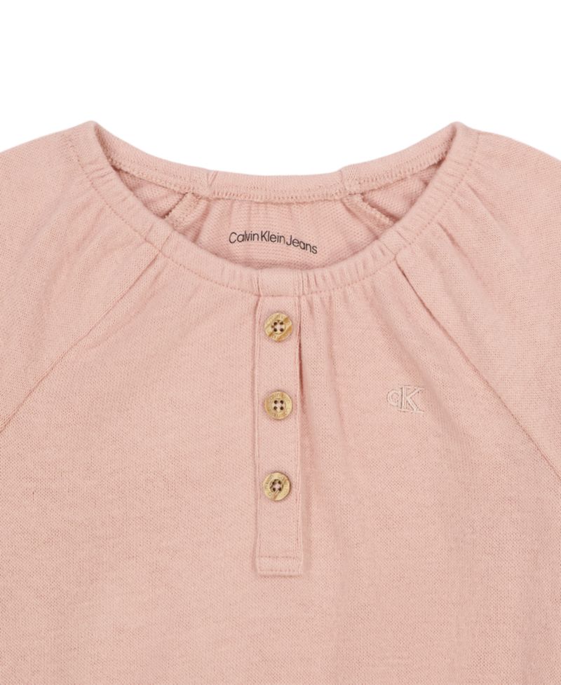 Girls' 2T-6X Long-Sleeve Top and Pants, 2-Piece Set