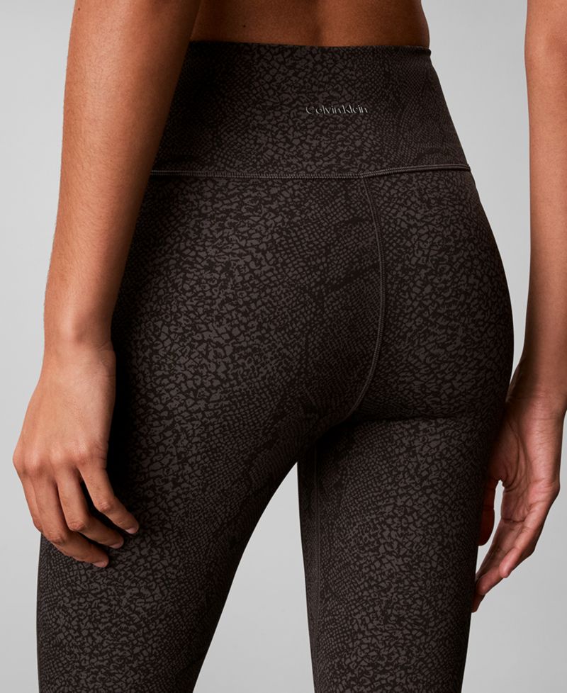 Women's Icon Sport 7/8 Snake-Print High-Rise Leggings