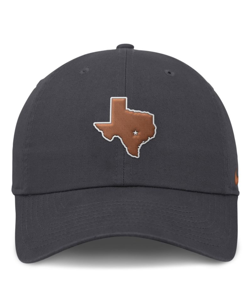 Men's Anthracite Texas Longhorns Club Dri-FIT Adjustable Hat