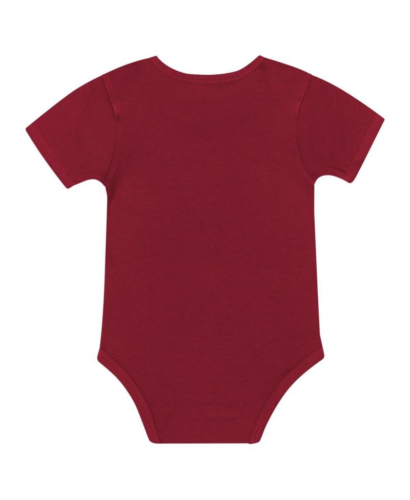 Baby Boys and Girls 3-Piece Oklahoma Sooners Dynamic Duo Bodysuit, Bib and Cuffed with Knit Hat Set