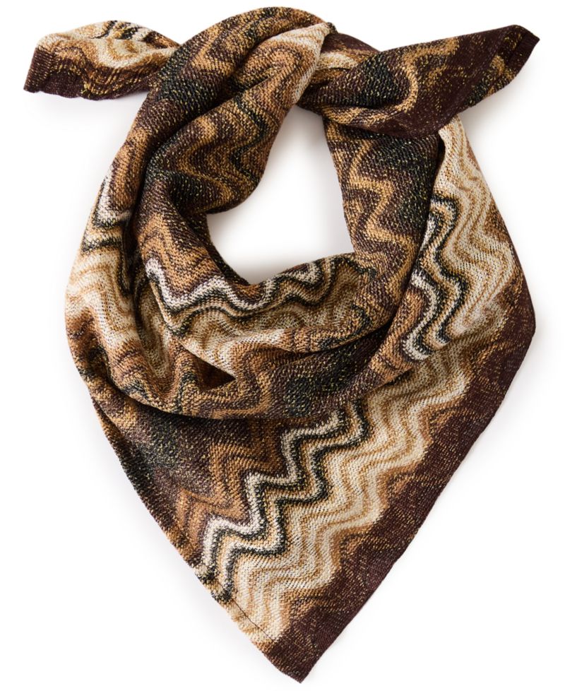 Wavy Shimmer Square Scarf