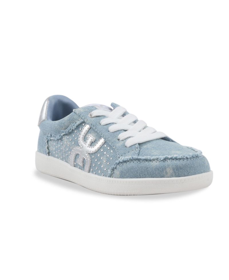 Little and Big Girls Tenny Josi Denim Sneakers