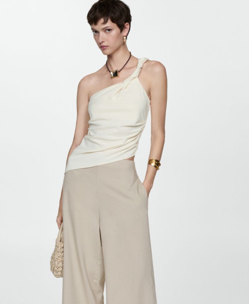 Women's Wide Leg Linen Pants