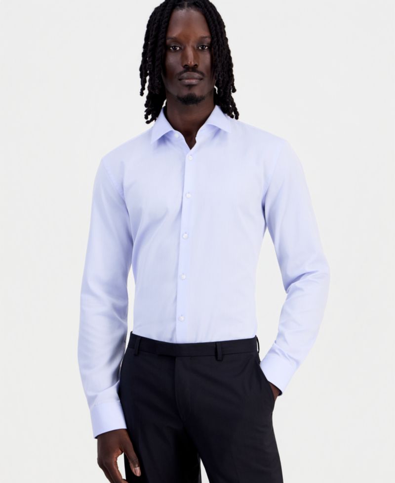 HUGO by Men's Kenno Slim-Fit Solid Dress Shirt